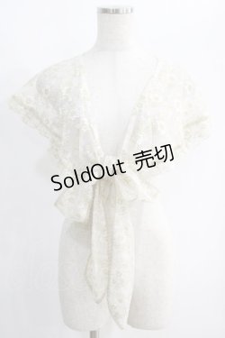 画像1: metamorphose / レースストール Free オフ白×ゴールド H-25-01-12-067-ME-ZA-NS-ZH