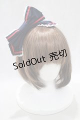Angelic Pretty / ヴィンテージスクールカチューシャ  ネイビー H-25-01-12-072-AP-AC-NS-ZH