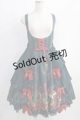 metamorphose / Rosy Gem〜魅惑のりんご〜フロントあきジャンパースカート サイズ1 グリーン H-25-01-12-014-ME-OP-NS-ZH