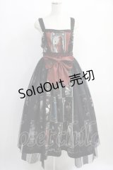 Royal Princess Alice / Little Red Riding Hood Tarot〜赤ずきんのタロット〜 粟木こぼねコラボ　ペプラム付きドレス Free ブラック H-25-01-12-021-LO-OP-NS-ZH