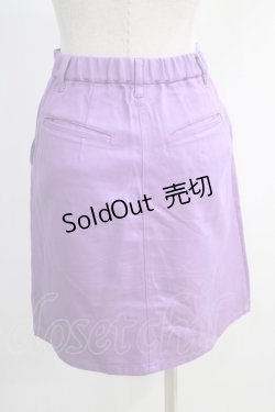 画像3: MILK / ハートボタンミニスカート  パープル H-25-01-13-034-ML-SK-KB-ZH