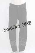 HYSTERIC GLAMOUR / WICKED STARプリントストレッチチノスリムパンツ 31 ブラック H-25-01-13-043-PU-PA-KB-ZH