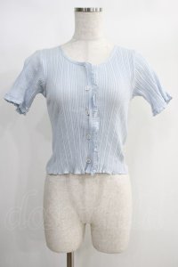 Katie / UNDER PRETTIES short sleeve cardigan  BABY BLUE H-25-01-13-072-LO-TO-KB-ZH