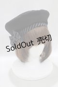 Orlando / 回転木馬のベレ  ブラック H-25-01-13-078-GO-AC-KB-ZH