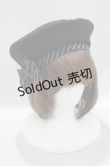 Orlando / 回転木馬のベレ  ブラック H-25-01-13-078-GO-AC-KB-ZH