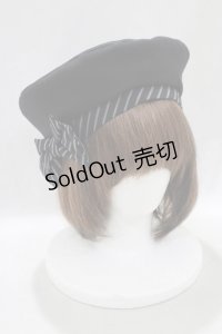 Orlando / 回転木馬のベレ  ブラック H-25-01-13-078-GO-AC-KB-ZH