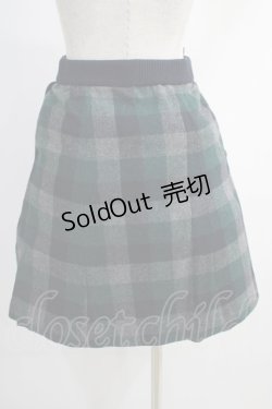 画像3: MILK / TOMスカート  ネイビー×グリーンチェック H-25-01-13-011-ML-SK-KB-ZT204
