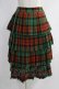 画像1: Jane Marple / Wool tartan dirndl skirt  グリーン H-25-01-13-015-JM-SK-KB-ZT207 (1)