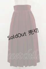 NO.S PROJECT / 袴スカート M ボルドー H-25-01-14-064-LO-SK-NS-ZH