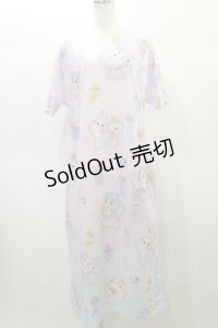 Royal Princess Alice / Pastel Merry-go-round 飴ノ森ふみかコラボ カットソーワンピース Free ピンク H-25-01-14-091-LO-OP-NS-ZH