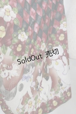 画像4: Royal Princess Alice / 大正浪漫ニャンコ日和（たまコラボ）振袖ジャケット Free レッド H-25-01-14-092-LO-OP-NS-ZH