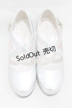 画像1: MILK / バレリーナウェッジ M シルバー H-25-01-15-1006-ML-SH-KB-ZH