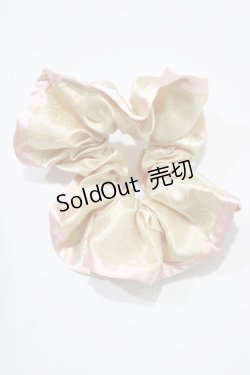 画像1: Q-pot. / シュシュ  ベージュピンク H-25-01-15-010-QP-AC-KB-ZH