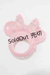 Q-pot. / ミニーマウス/とろ〜りイヤーリング 約13号 ストロベリー H-25-01-15-084-QP-AC-KB-ZH