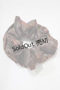 Q-pot. / シュシュ  ブラウン H-25-01-15-021-QP-AC-KB-ZH