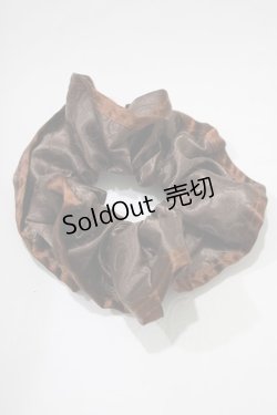 画像1: Q-pot. / シュシュ  ブラウン H-25-01-15-021-QP-AC-KB-ZH