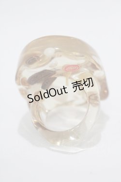 画像2: Q-pot. / プチベビーゴーストつまみ食いリング 約13号  H-25-01-15-028-QP-AC-KB-ZH