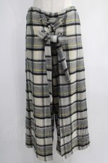 画像1: 【SALE】Candy Stripper / LACE UP CHECK PATNS S グレー H-25-01-16-030-PU-PA-KB-ZT233 (1)