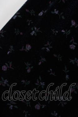 画像4: Candy Stripper / FLOWER VELOUR   ネイビー H-25-01-16-050-PU-TO-KB-ZT107