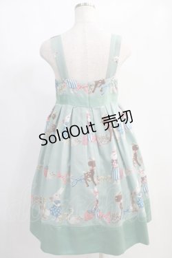画像3: Emily Temple cute / アンティークジュエリーノースリーブワンピース  サックス H-25-01-16-008-ET-OP-KB-ZH