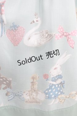 画像4: Emily Temple cute / アンティークジュエリーノースリーブワンピース  サックス H-25-01-16-008-ET-OP-KB-ZH