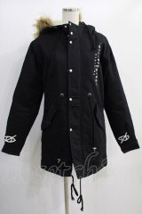 KRY CLOTHING / フェイクファーモッズコート  黒 H-25-01-16-020-EL-CO-KB-ZT-C036