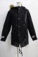 画像1: KRY CLOTHING / フェイクファーモッズコート  黒 H-25-01-16-020-EL-CO-KB-ZT-C036 (1)