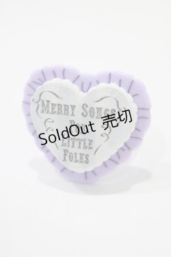 画像1: Angelic Pretty / MELODY TOYSハートリング  ラベンダー H-25-01-17-037-AP-AC-NS-ZH