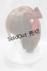 Angelic Pretty / Elegant Crownカチューシャ  ボルドー H-25-01-17-064-AP-AC-NS-ZH
