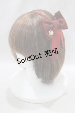 画像1: Angelic Pretty / Elegant Crownカチューシャ  ボルドー H-25-01-17-064-AP-AC-NS-ZH