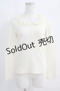 Franche Lippee / レース襟トップス M アイボリー H-25-01-17-021-LO-TO-NS-ZH