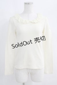 Franche Lippee / レース襟トップス M アイボリー H-25-01-17-021-LO-TO-NS-ZH
