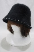 evelyn / シャギーチューリップハット  ブラック H-25-01-18-079-LO-AC-NS-ZH