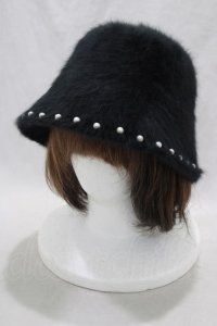 evelyn / シャギーチューリップハット  ブラック H-25-01-18-079-LO-AC-NS-ZH
