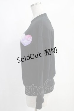 画像2: Ank Rouge / ユニコーンハートプリントトップス M ブラック H-25-01-19-033-CA-TO-NS-ZH