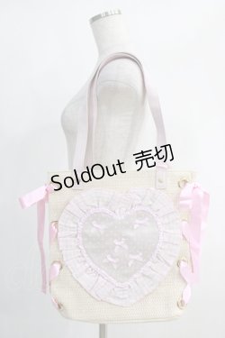 画像1: Swankiss / SG picnic heart BAG  ピンク H-25-01-19-052-CA-BG-NS-ZH