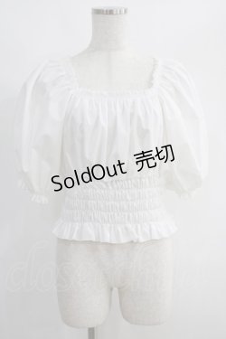 画像1: MILK / Dollパフトップス  ホワイト H-25-01-19-1028-ML-TO-KB-ZH