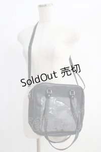 NieR Clothing / クリア切替バッグ  黒 H-25-01-19-1082-PU-BG-KB-ZH