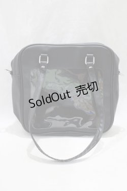 画像2: NieR Clothing / クリア切替バッグ  黒 H-25-01-19-1082-PU-BG-KB-ZH