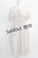 merry jenny / エアリーセーラーカラーワンピース F ベージュ H-25-01-19-1006-LO-OP-KB-ZH