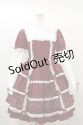 Angelic Pretty / 立ち襟ワンピース Free ボルドー H-25-01-20-068-AP-OP-NS-ZH