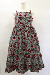 Jane Marple Dans Le Salon / Winter daisy strap dress  グレー H-25-01-20-1048-JM-OP-KB-ZT081