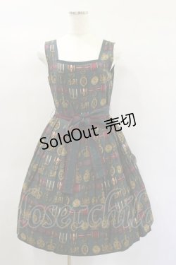 画像1: Jane Marple / ロイヤルオーダースクエアドレス  グリーン H-25-01-20-1052-JM-OP-KB-ZH