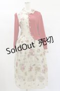 Jane Marple Dans Le Salon / Val de Loireリメイクドレス  light beige×red H-25-01-20-1070-JM-OP-KB-ZH