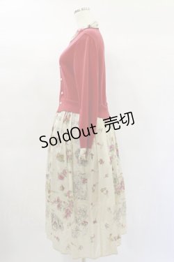 画像3: Jane Marple Dans Le Salon / Val de Loireリメイクドレス  light beige×red H-25-01-20-1070-JM-OP-KB-ZH