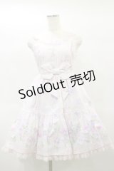 Angelic Pretty / Sugar Pansyティアードジャンパースカート Free ピンク H-25-01-20-077-AP-OP-NS-ZH