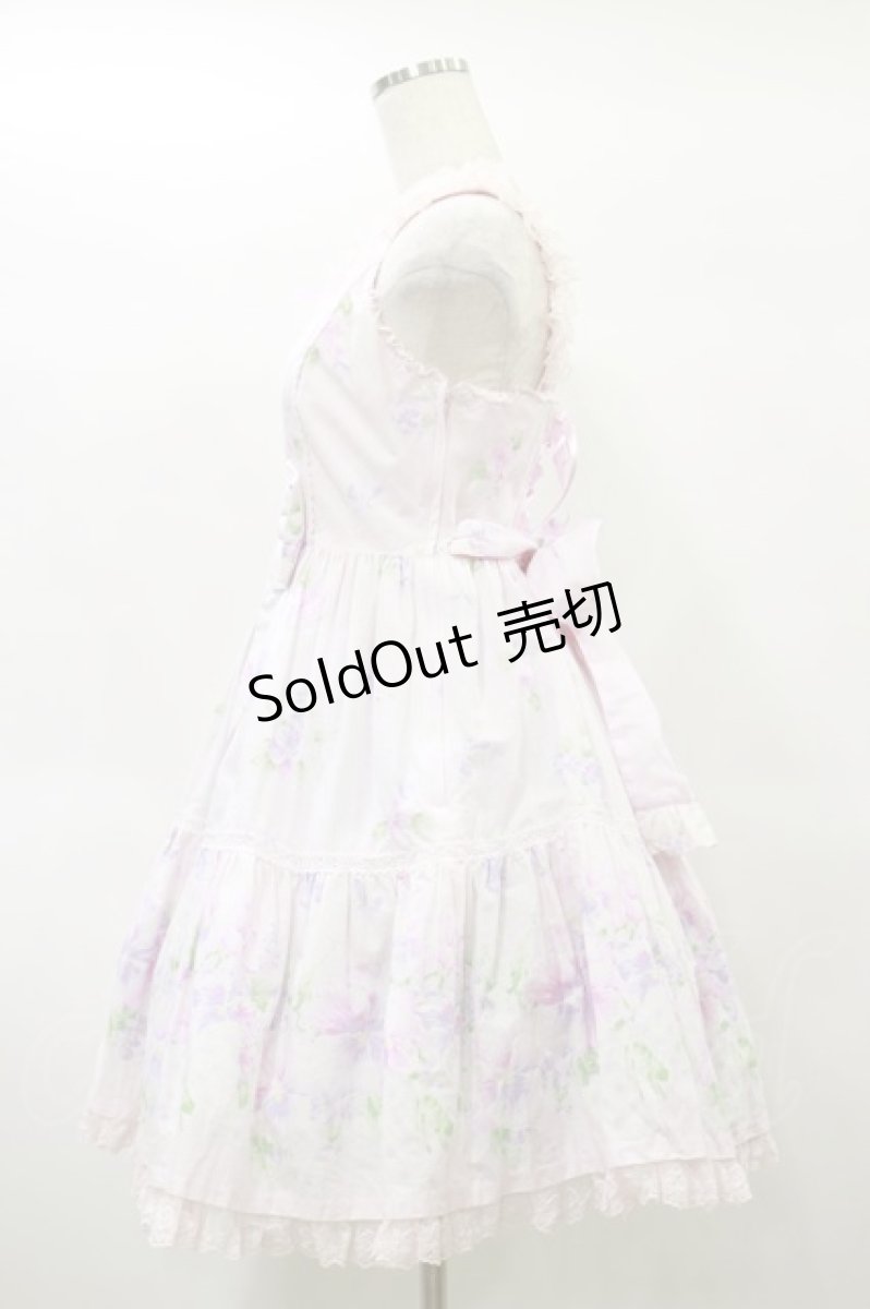 画像3: Angelic Pretty / Sugar Pansyティアードジャンパースカート Free ピンク H-25-01-20-077-AP-OP-NS-ZH (3)