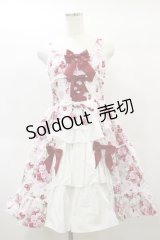 BABY,THE STARS SHINE BRIGHT / シュガーブーケ〜永遠の乙女の憧れ〜柄ジャンパースカートIII Free オフシロ H-25-01-20-079-BA-OP-NS-ZH