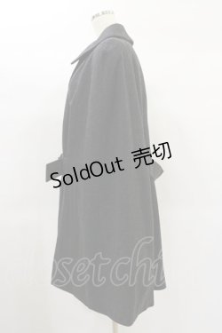 画像3: Jane Marple Dans Le Salon / ダブルボタンマントコート  グレー H-25-01-20-2012-JM-CO-KB-ZT-C042