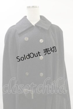 画像4: Jane Marple Dans Le Salon / ダブルボタンマントコート  グレー H-25-01-20-2012-JM-CO-KB-ZT-C042